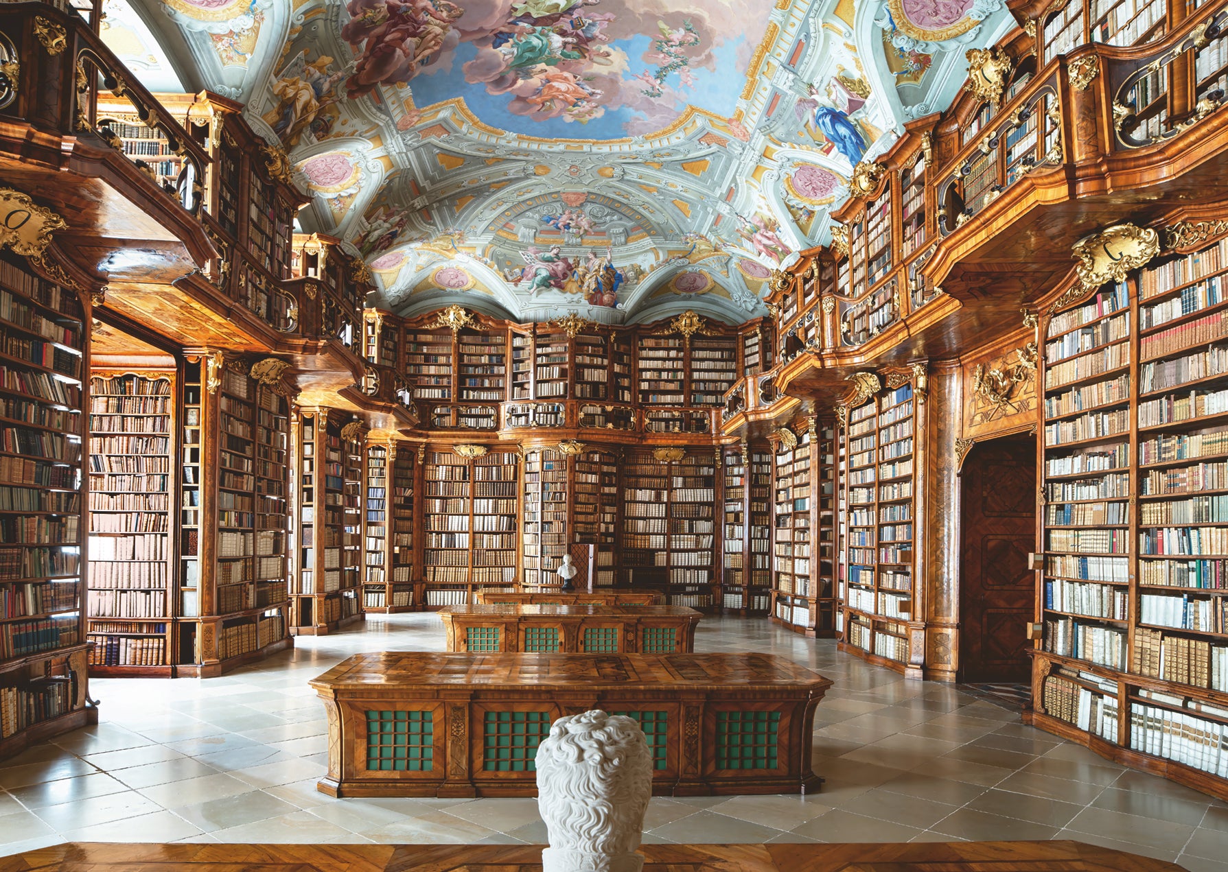 Puslespill 1000 Bibliotek Ravensburger