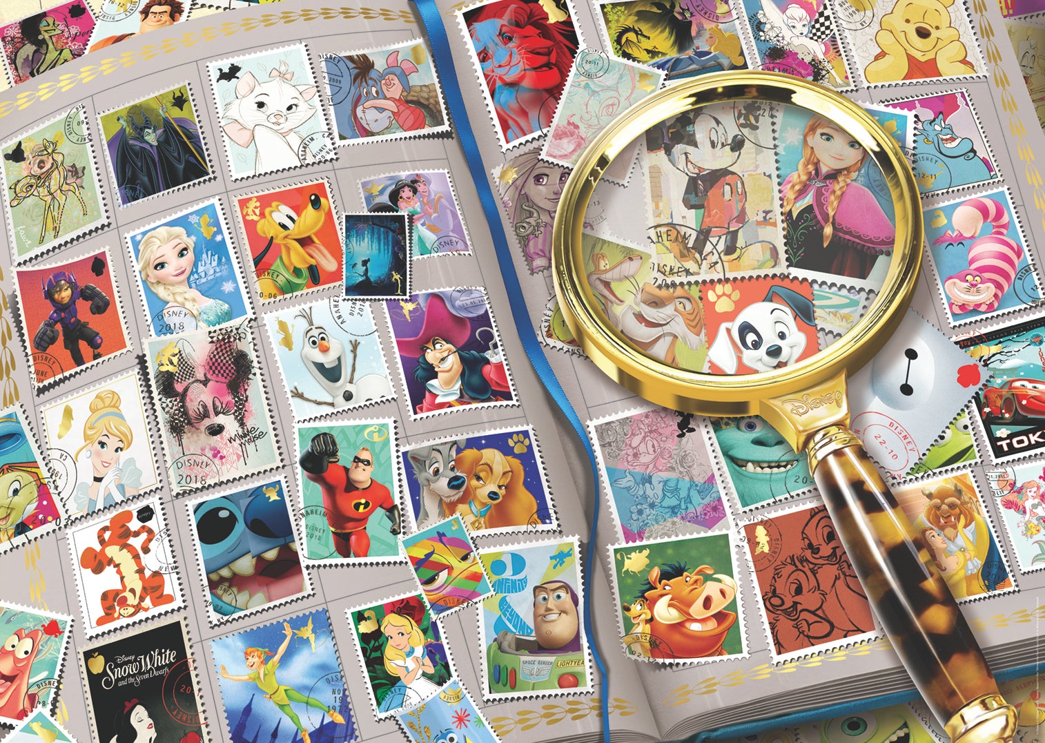 Puslespill 1000 Wd Frimerkealbum Ravensburger