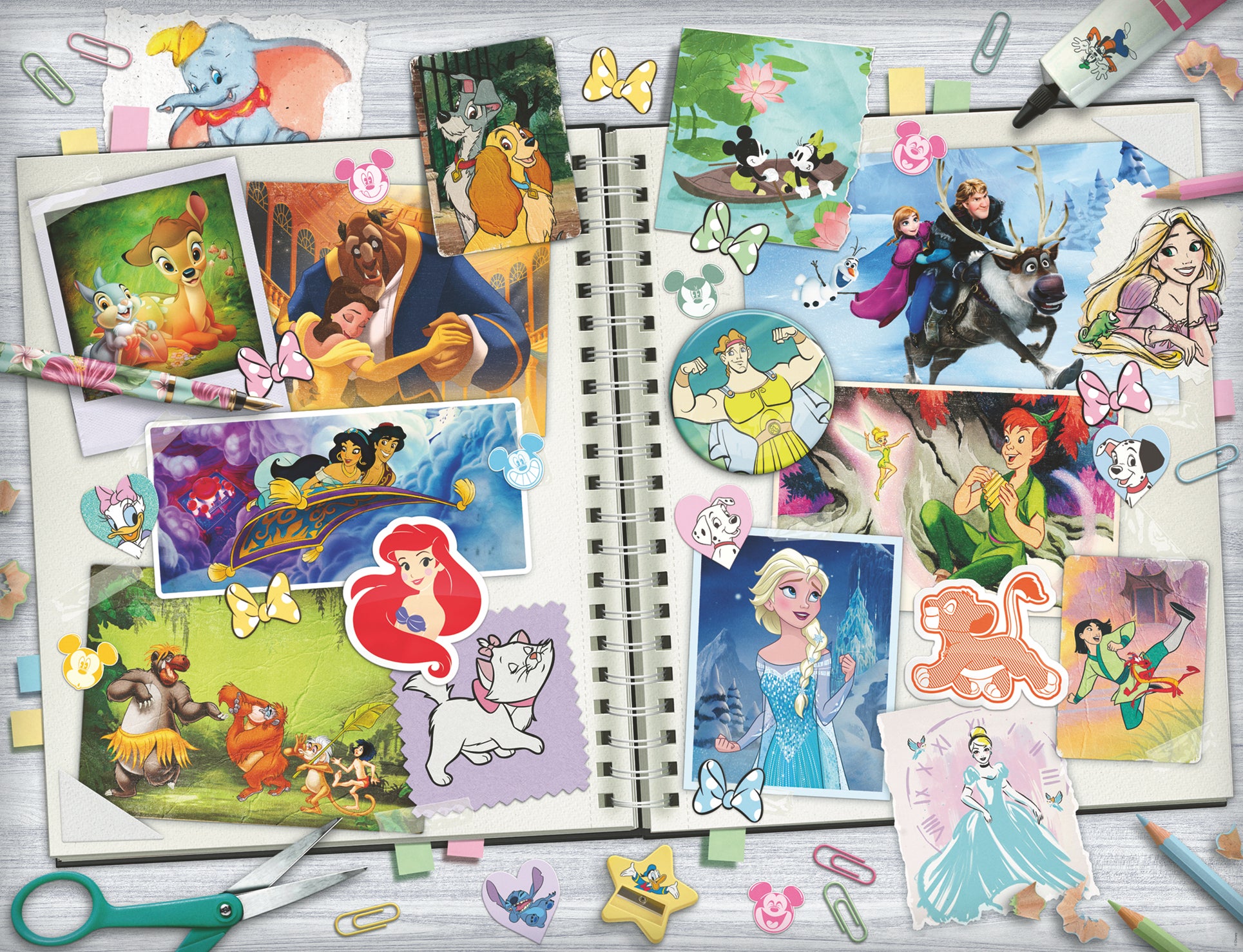 Puslespill 2000 Wd Utklippsalbum Ravensburger