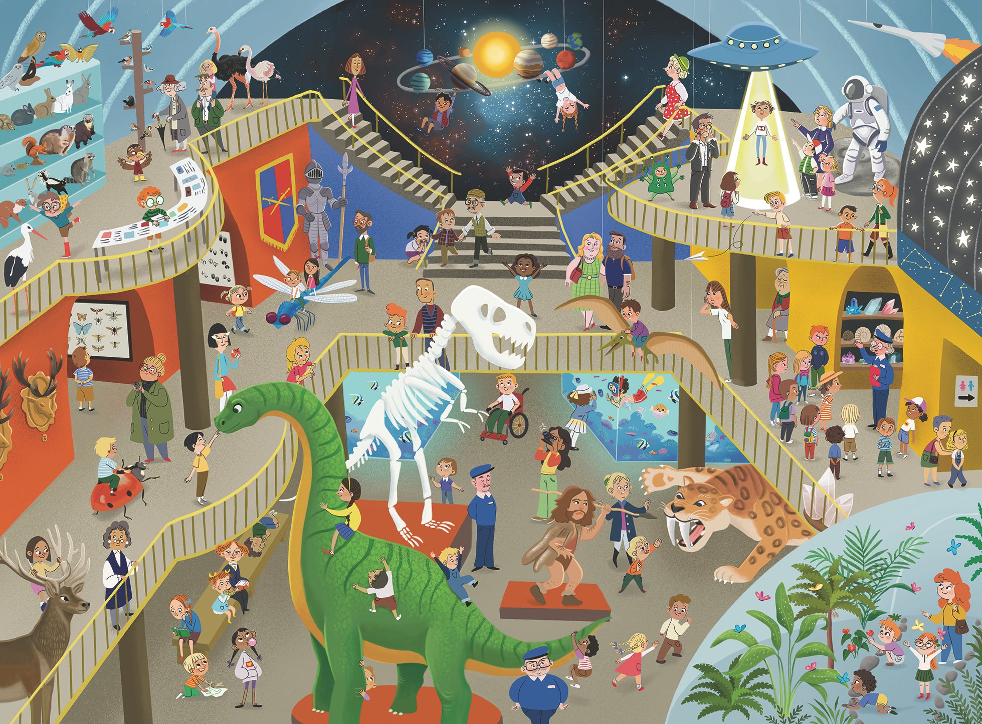Puslespill 200 Naturhist Museum Ravensburger