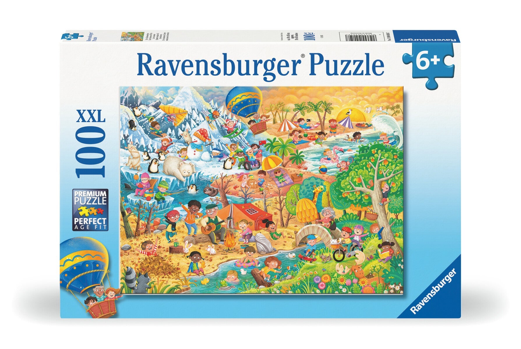 Puslespill 100 Fire Årstider Ravensburger