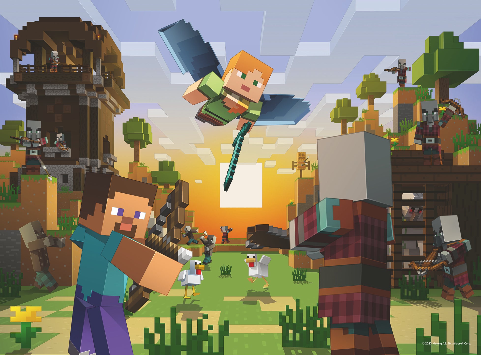 Puslespill 150 Minecraft Ravensburger