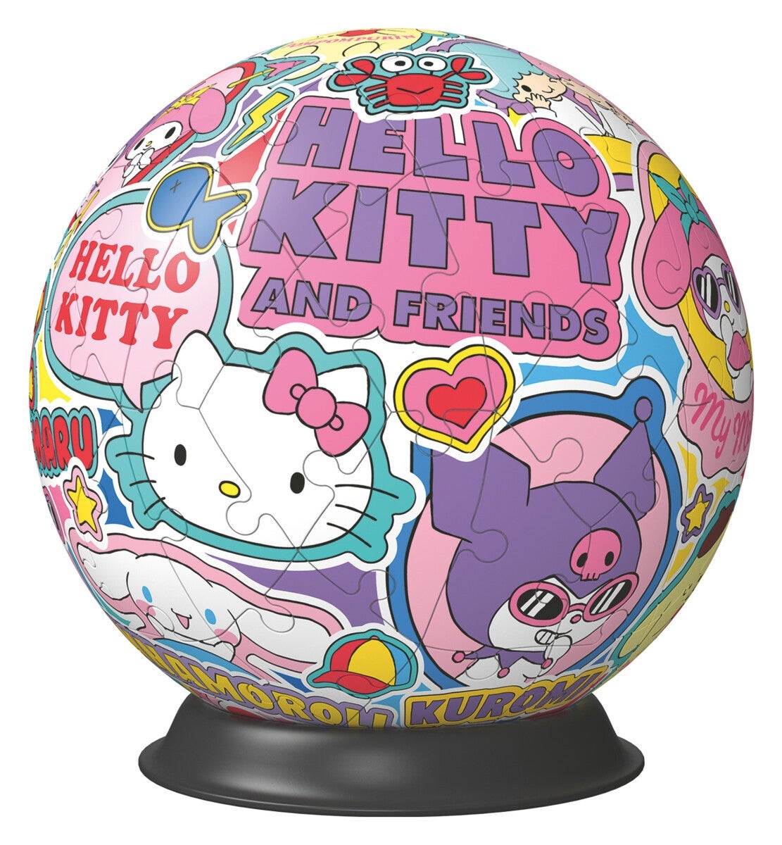 Puslespill 72 Puzzleball Hello K Ravensburger