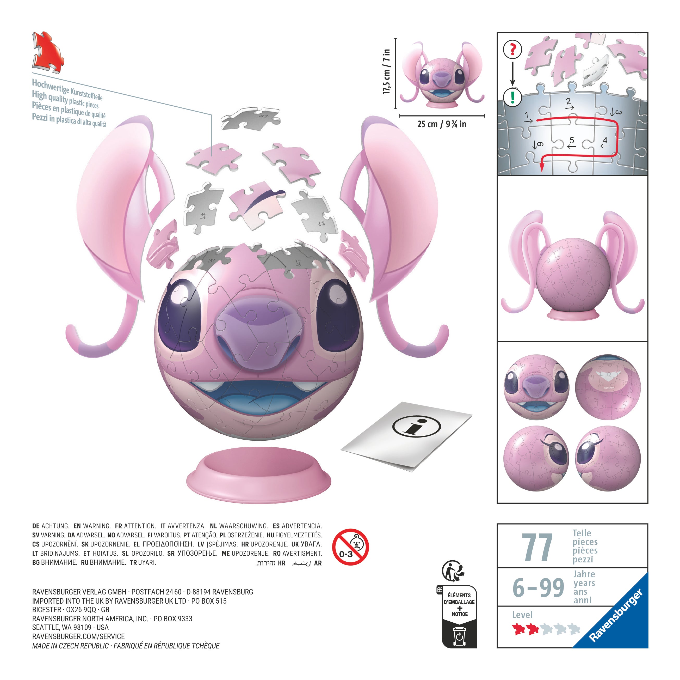 Puslespill 72 Stitch Ravensburger