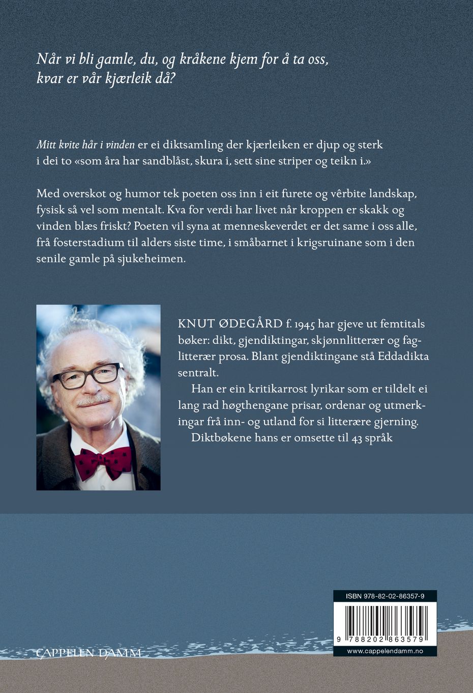 Mitt kvite hår i vinden