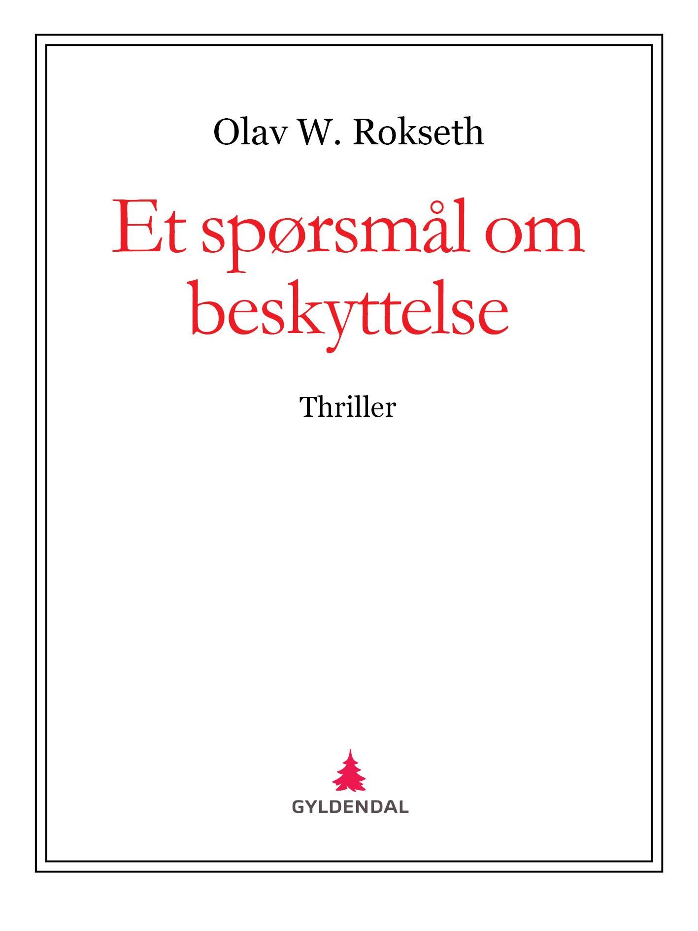 Et spørsmål om beskyttelse - thriller