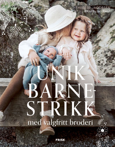 Unik barnestrikk - med valgfritt broderi