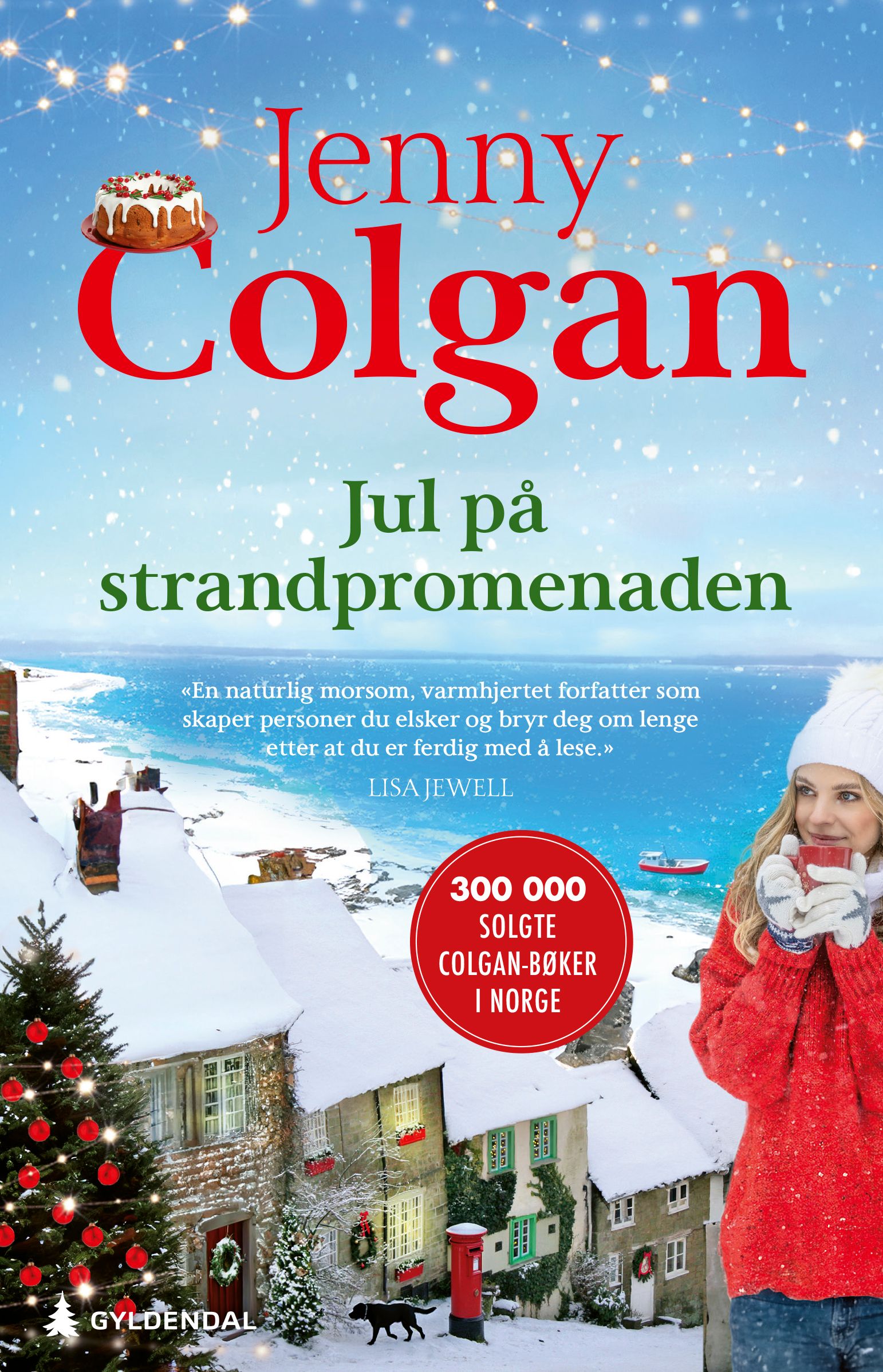 Jul på strandpromenaden