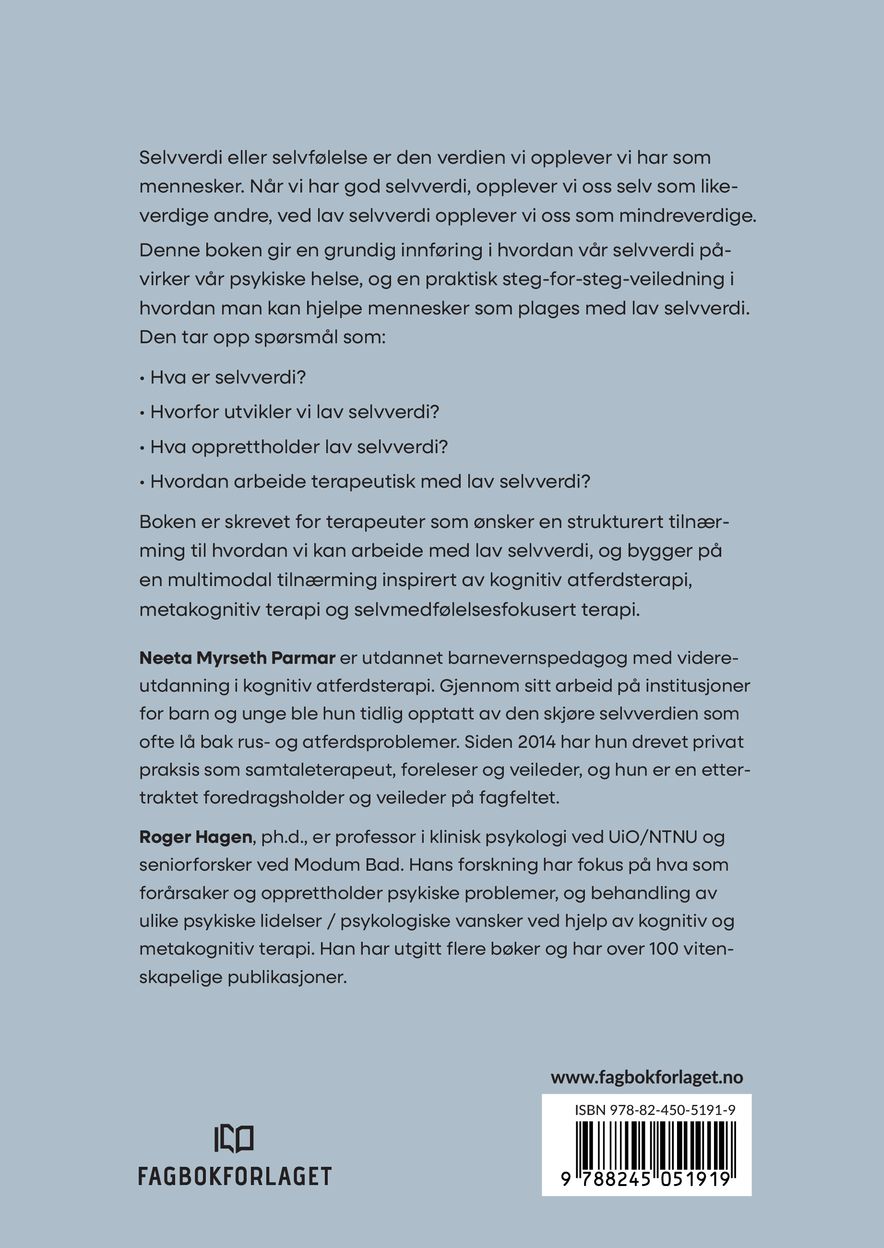 Kognitiv terapi i behandling av lav selvverdi