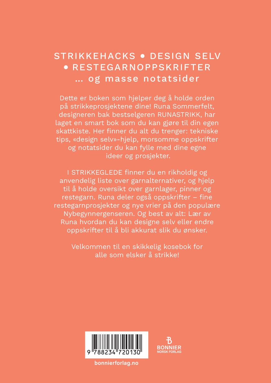 Runastrikk strikkeglede