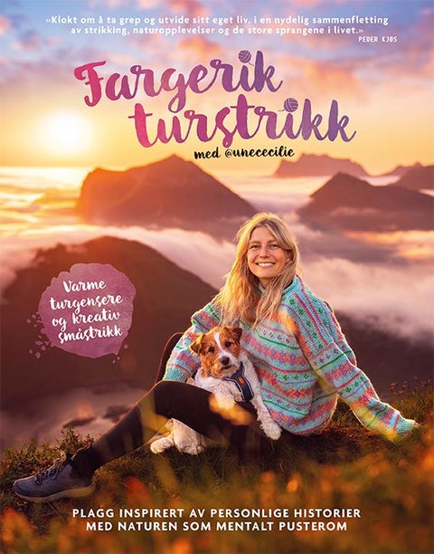 Fargerik turstrikk med @unececilie - varme turgensere og kreativ småstrikk