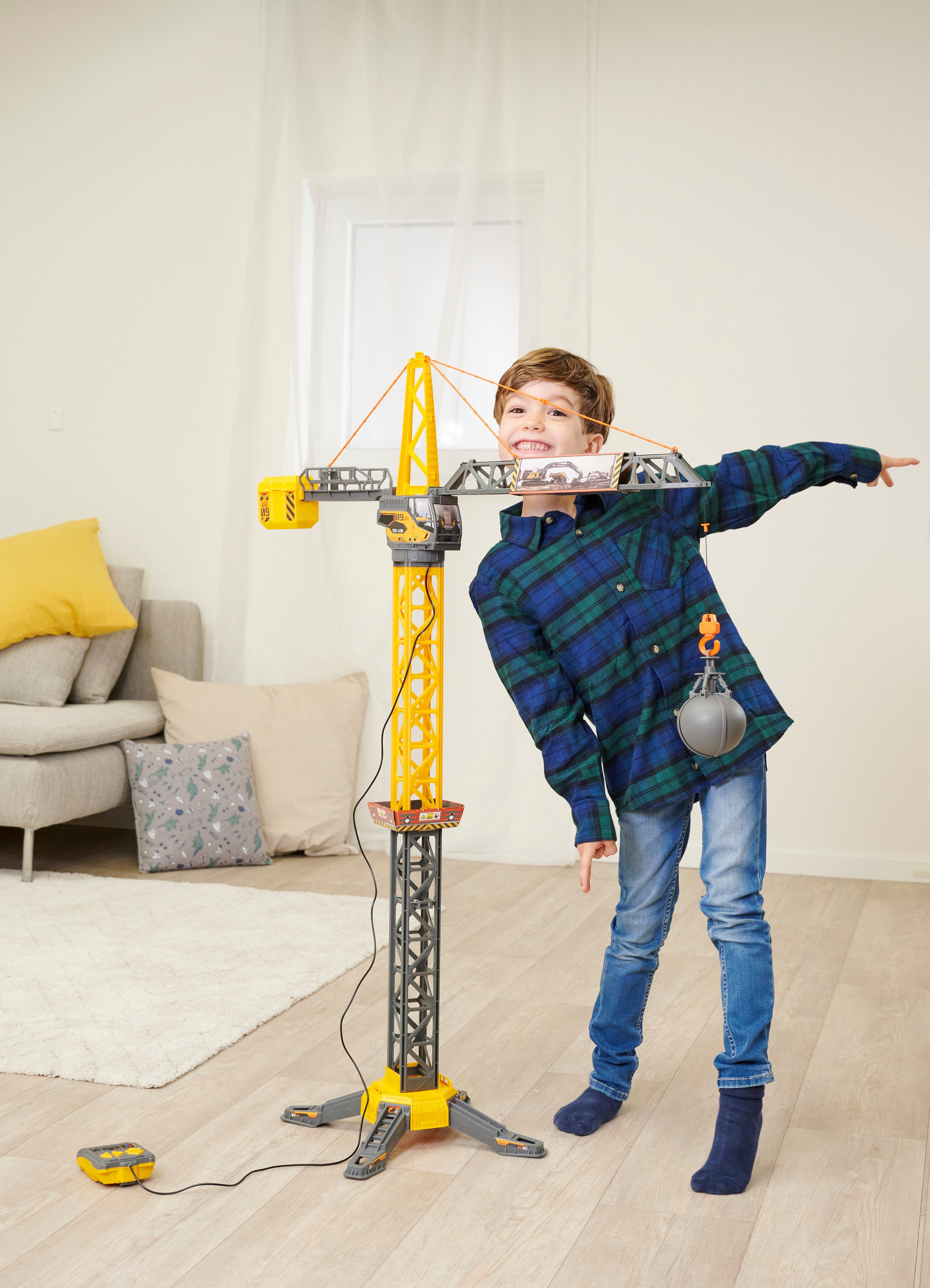 Dickie Radiostyrt Heisekran 110cm