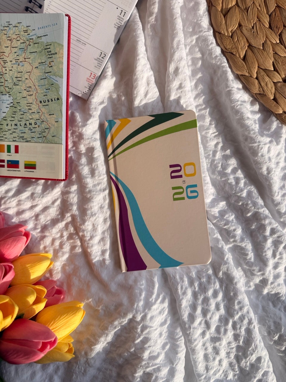 Kalender 2026 7.Sans Datum Retro Natur