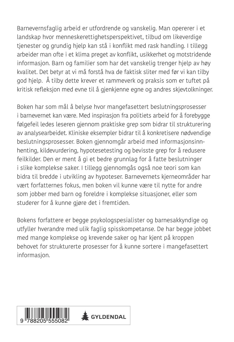 Analyse i komplekse barnevernssaker