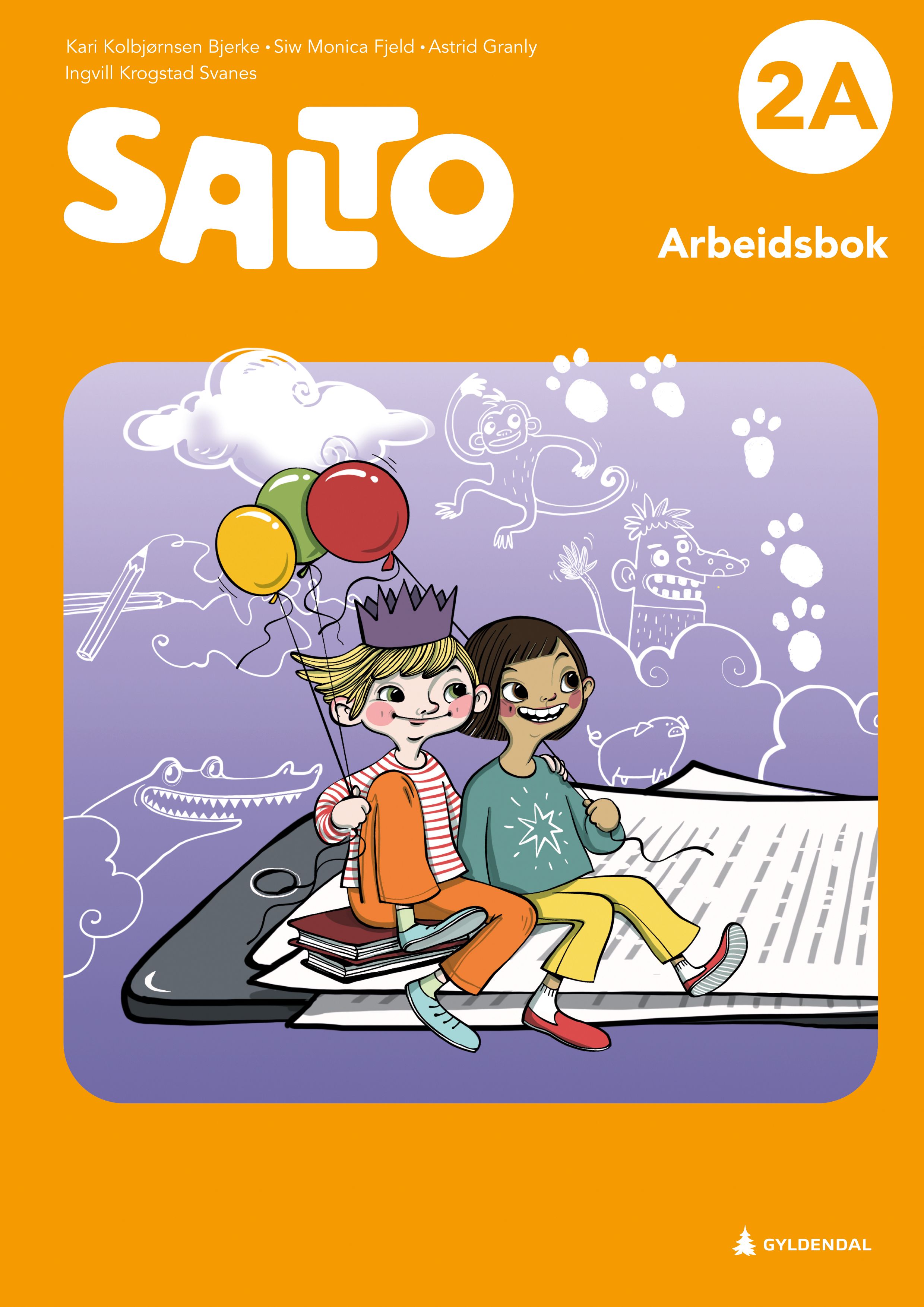 Salto 2A, 2. utg. - Arbeidsbok : store og små bokstaver : norsk for barnetrinnet