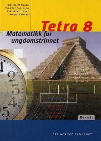 Tetra 8 - matematikk for ungdomstrinnet
