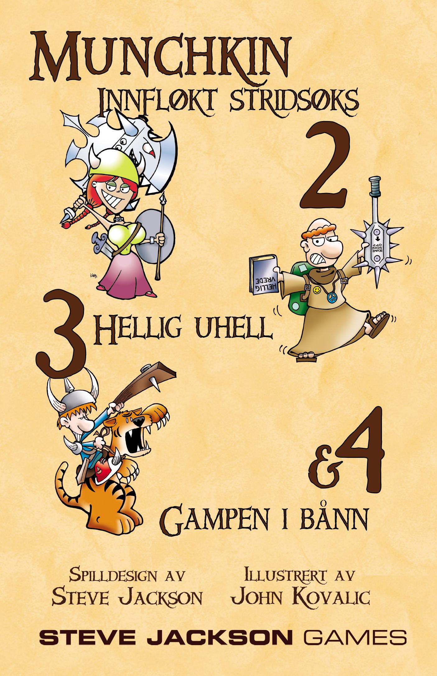 Munchkin tilleggssett (2-3-4)