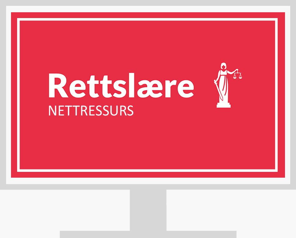 Rettslære 1 og Rettslære 2 - Nettressurs