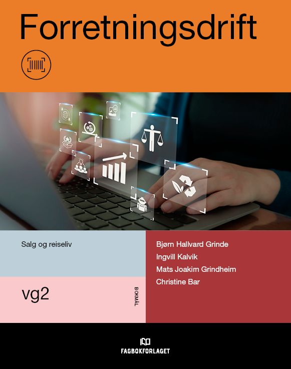 Forretningsdrift, Brettbok - salg og reiseliv vg2