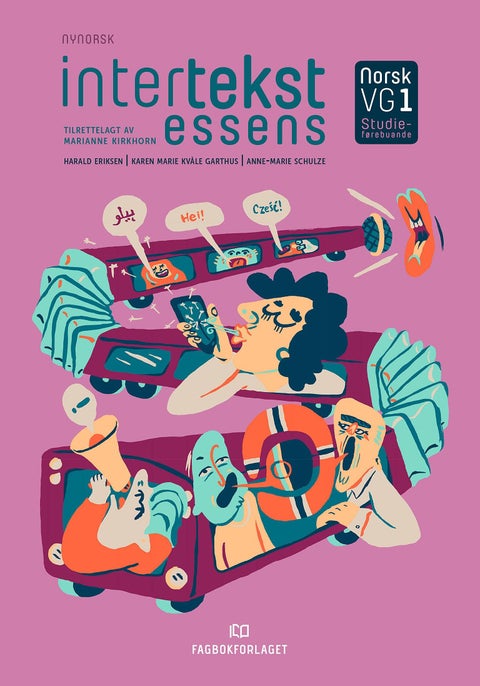Intertekst essens - norsk vg1 studieførebuande : læreplan i norsk for språklege minoritetar med kort butid i Noreg og læreplan i norsk
