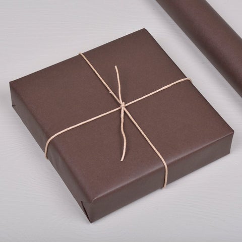 Gavepapir 5m x 57cm Brun