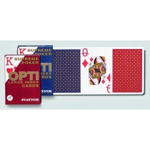 Kortstokk Opti Poker Stor Index - Kortstokk Opti Poker Stor Index