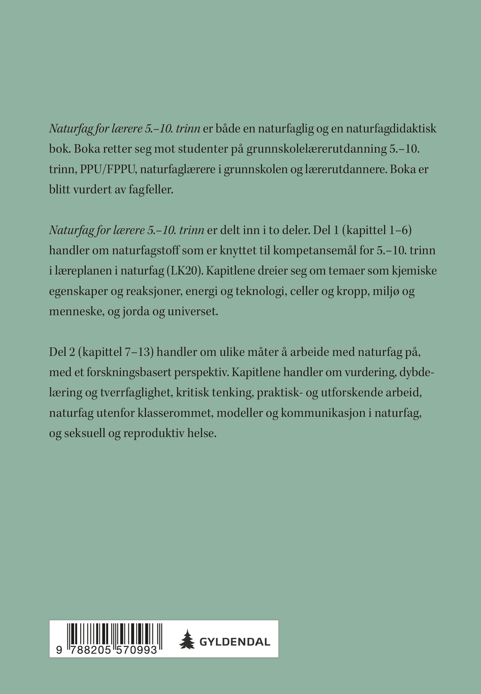 Naturfag for lærere 5.-10. trinn