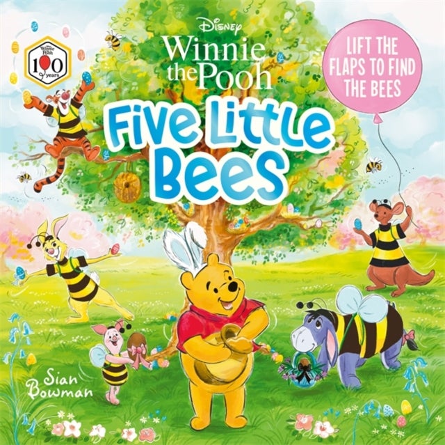 Disney Winnie the Pooh: Five Little Bees: A lift-the-flap picture book - Lift the flaps to find the bees!