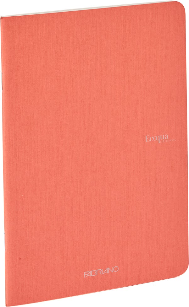 Notatbok EcoQua Original Stiftet A5 Linjert Flamingo