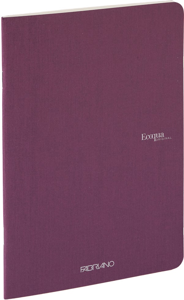 Notatbok EcoQua Original Stiftet A5 Linjert Lilla