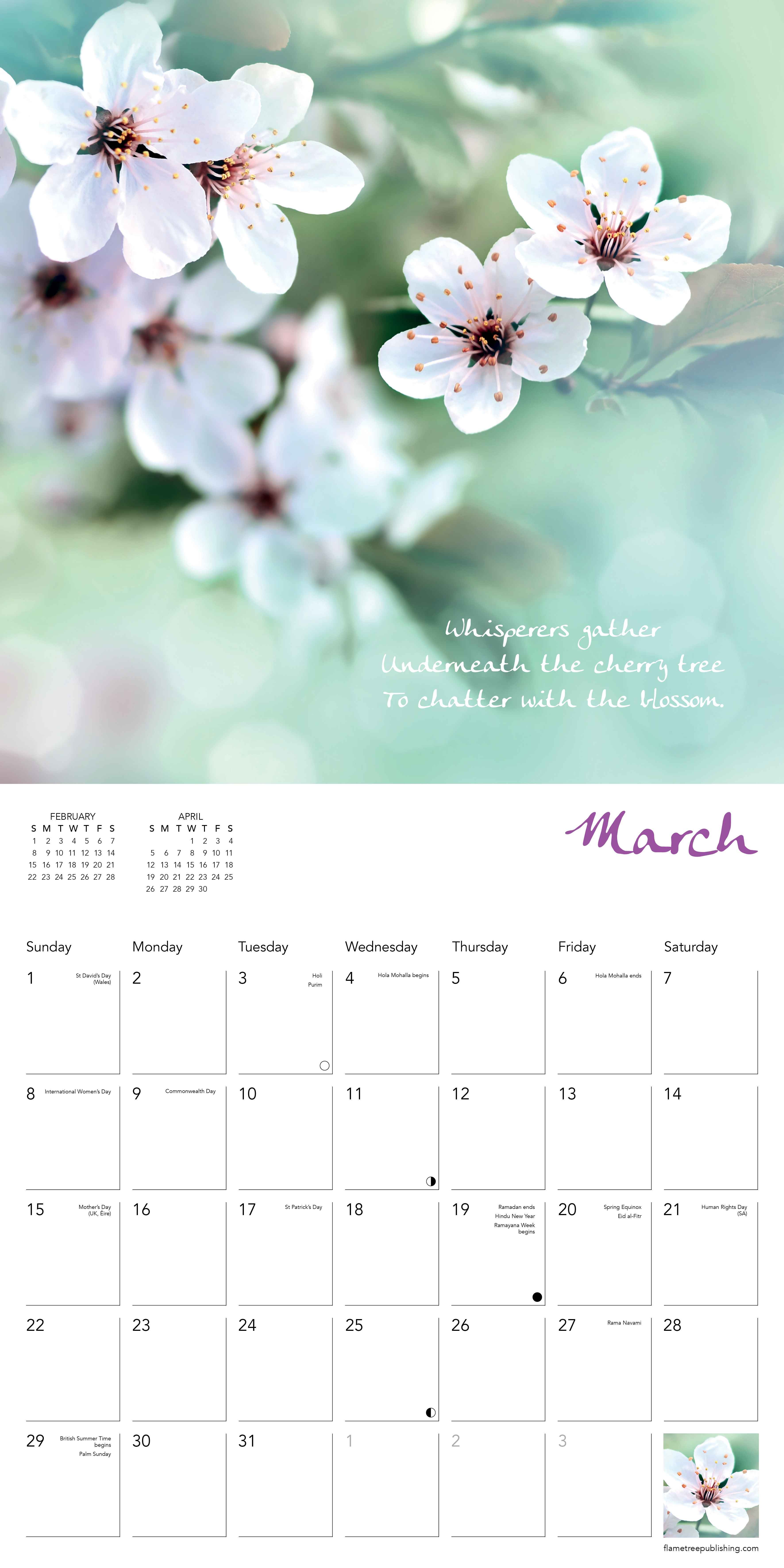 Kalender 2026 30x30 Zen Art o Poetry
