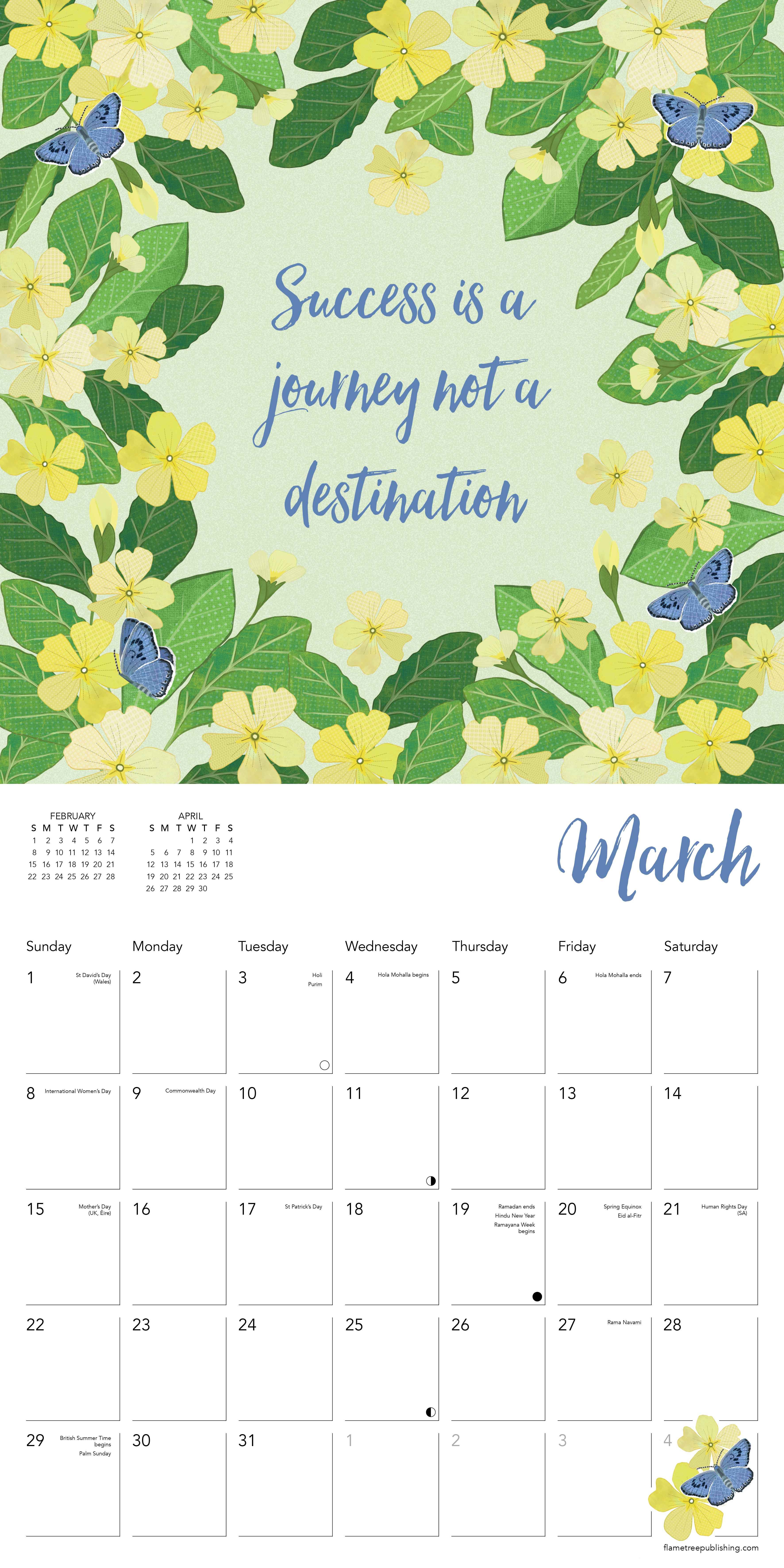 Kalender 2026 30x30 Lovely Quotes