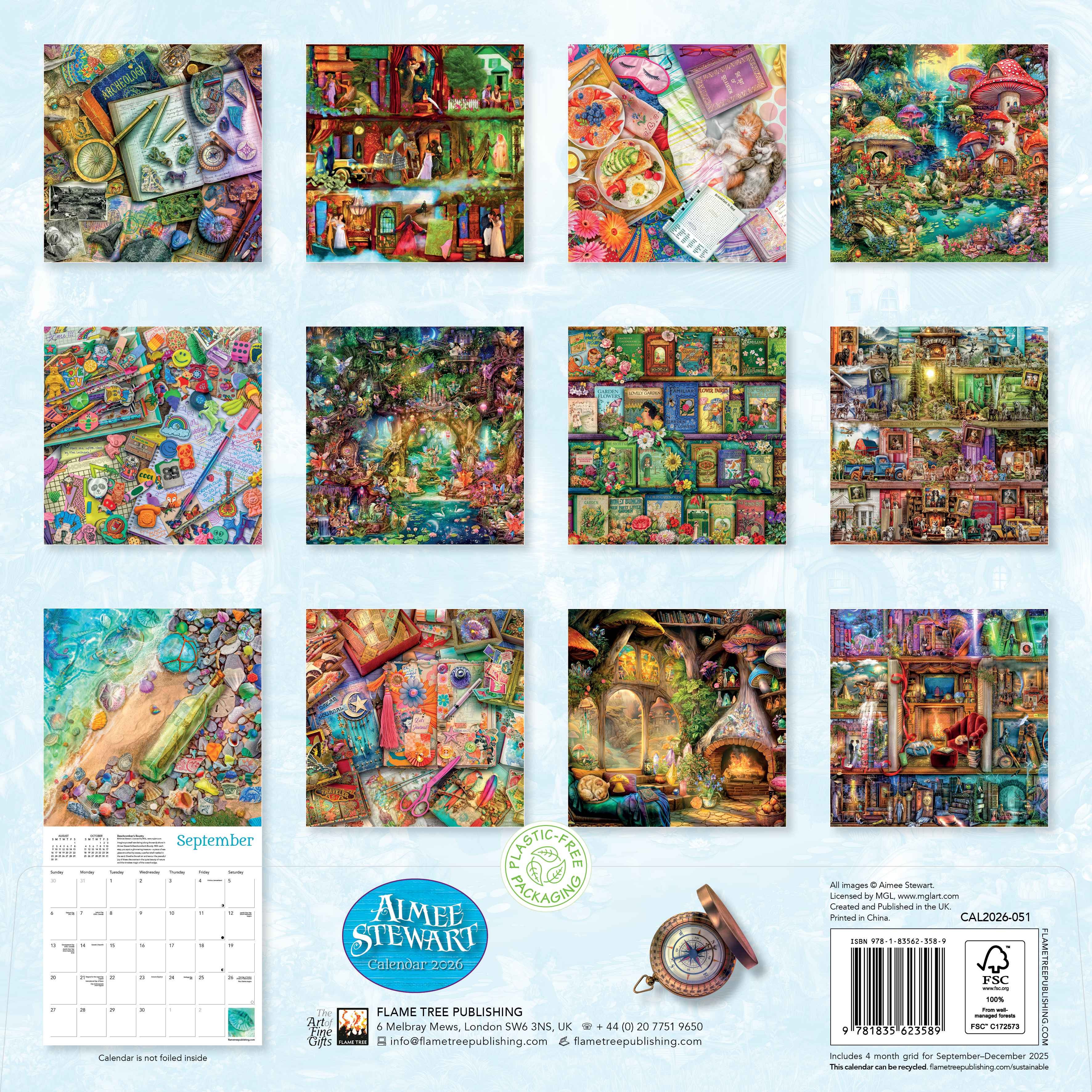 Kalender 2026 30x30 Aimee Stewart