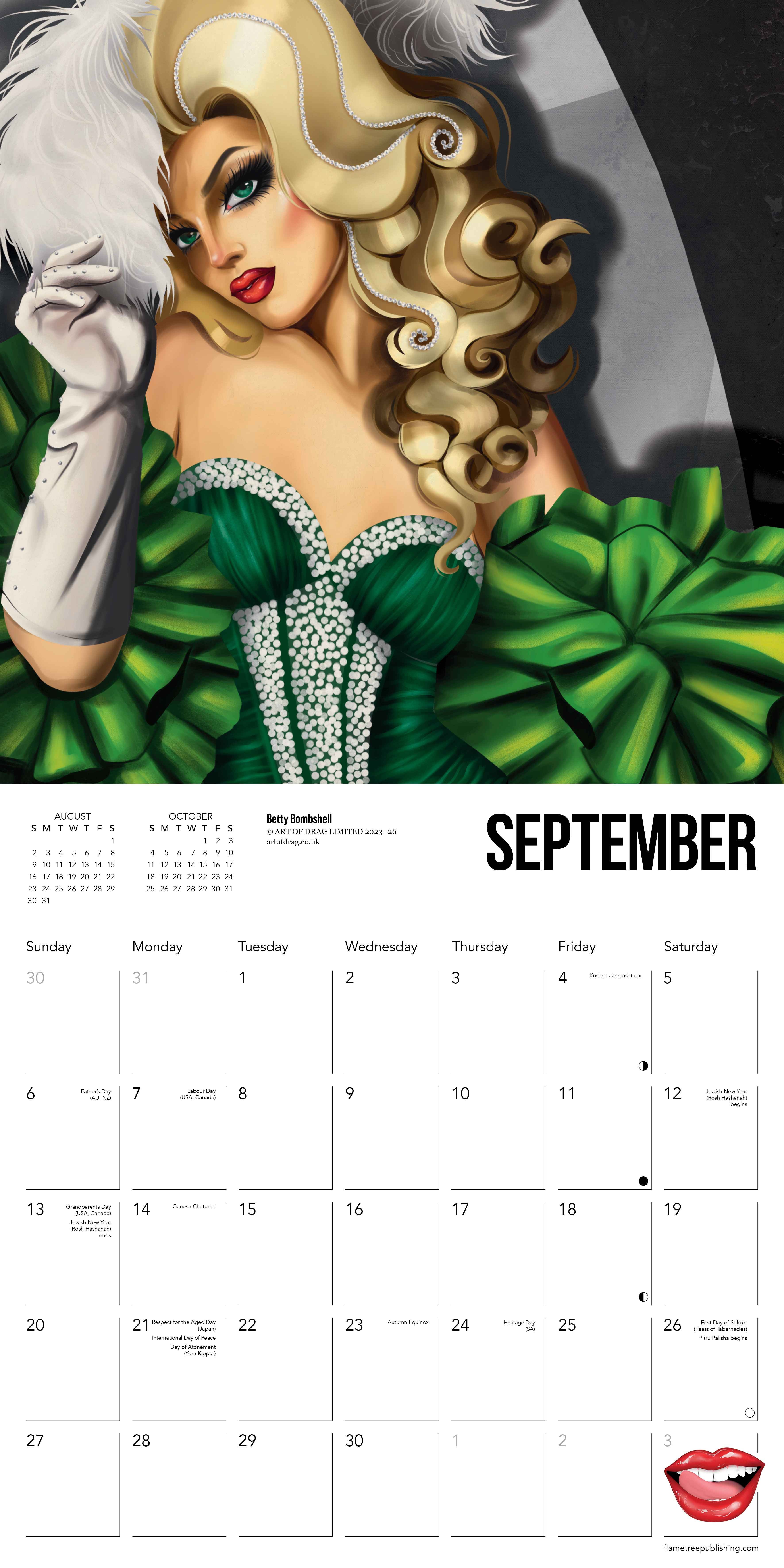 Kalender 2026 30x30 Art of Drag