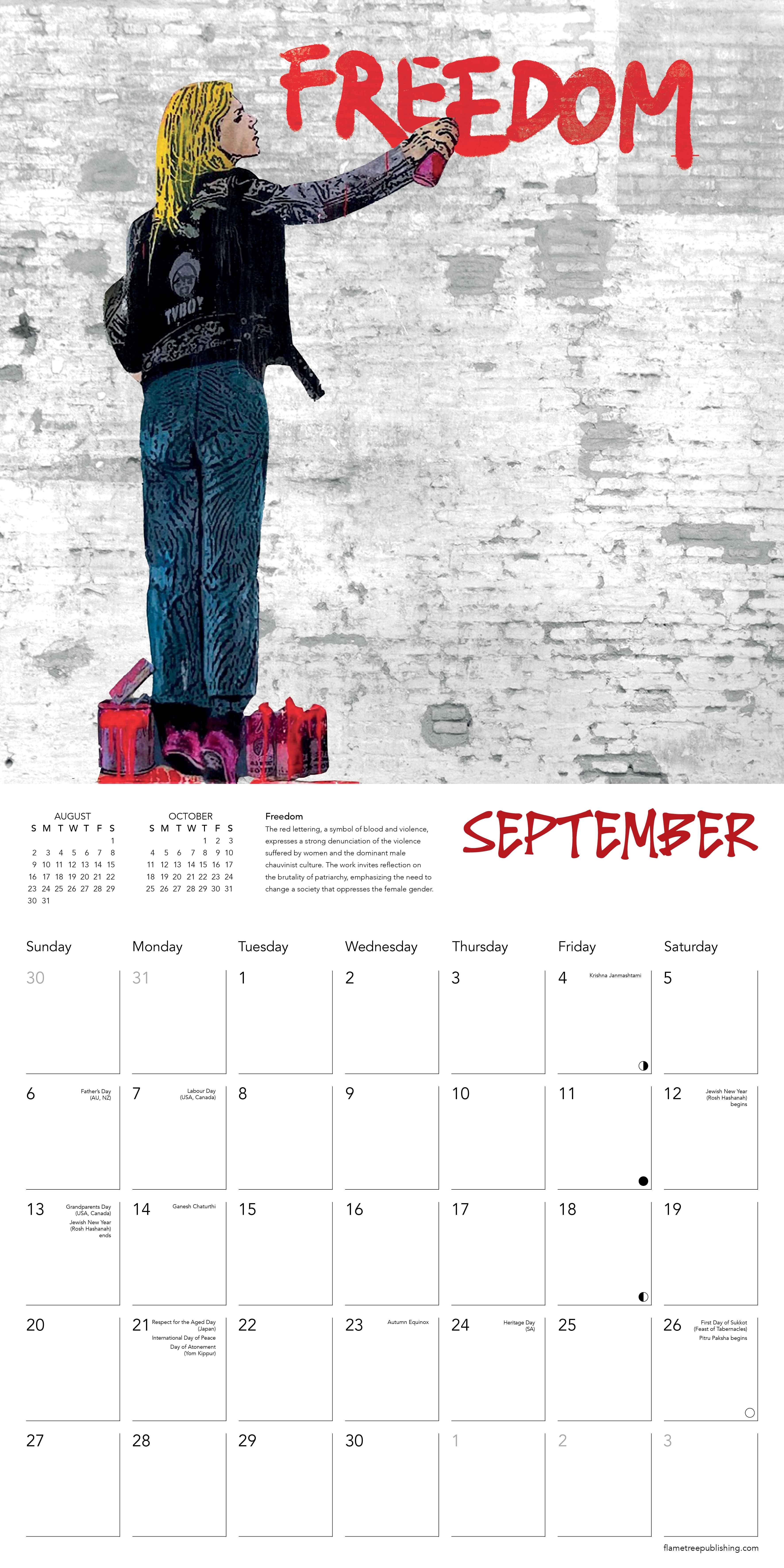 Kalender 2026 30x30 TVBOY Love o Resist