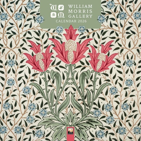 Kalender 2026 30x30 William Morris