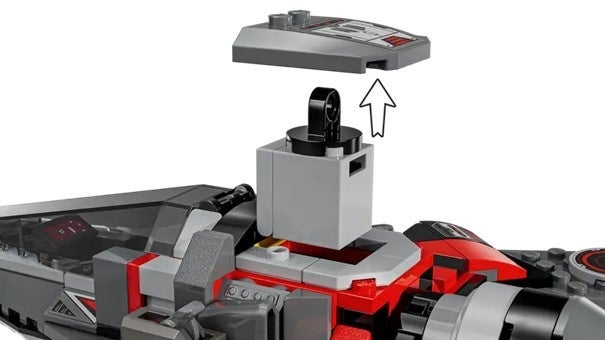 Lego Captain America i kamp mot Red Hulk 76292