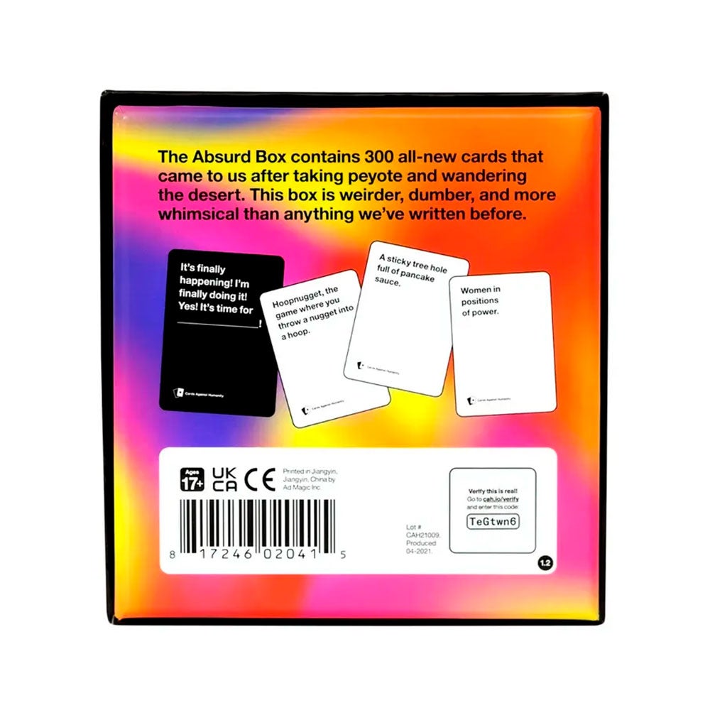 Spill Cards Against Humanity Absurd Eng