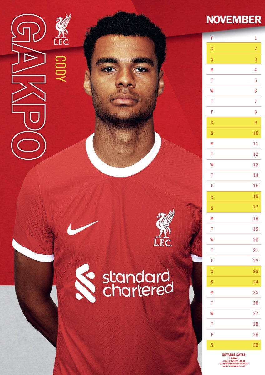 Kalender 2024 Liverpool A3