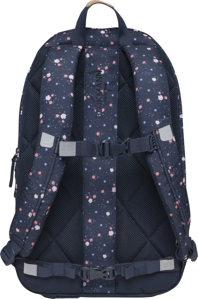 Skolesekk 2-7.kl Floral Urban midi 26L Beckmann