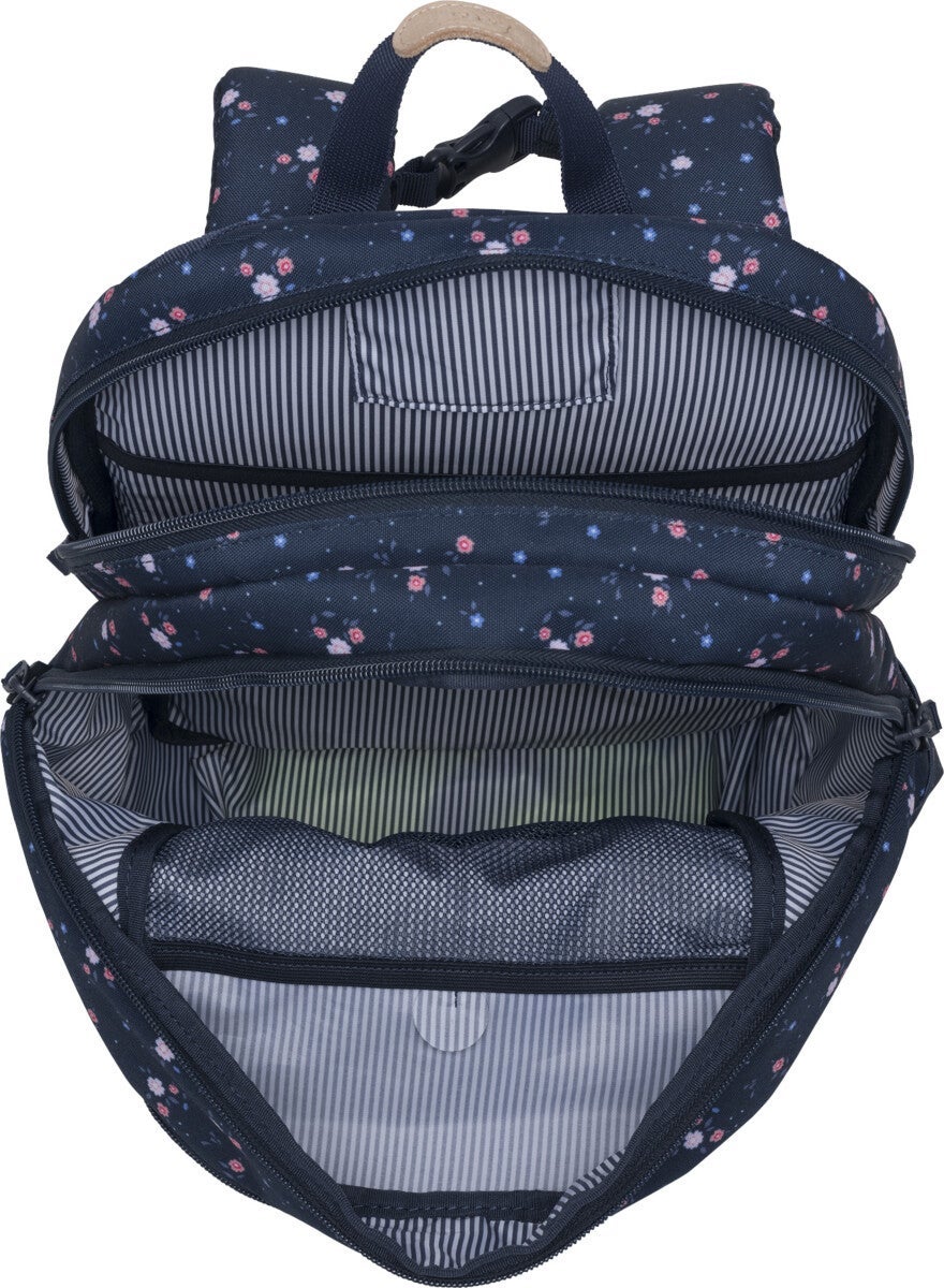 Skolesekk 2-7.kl Floral Urban midi 26L Beckmann