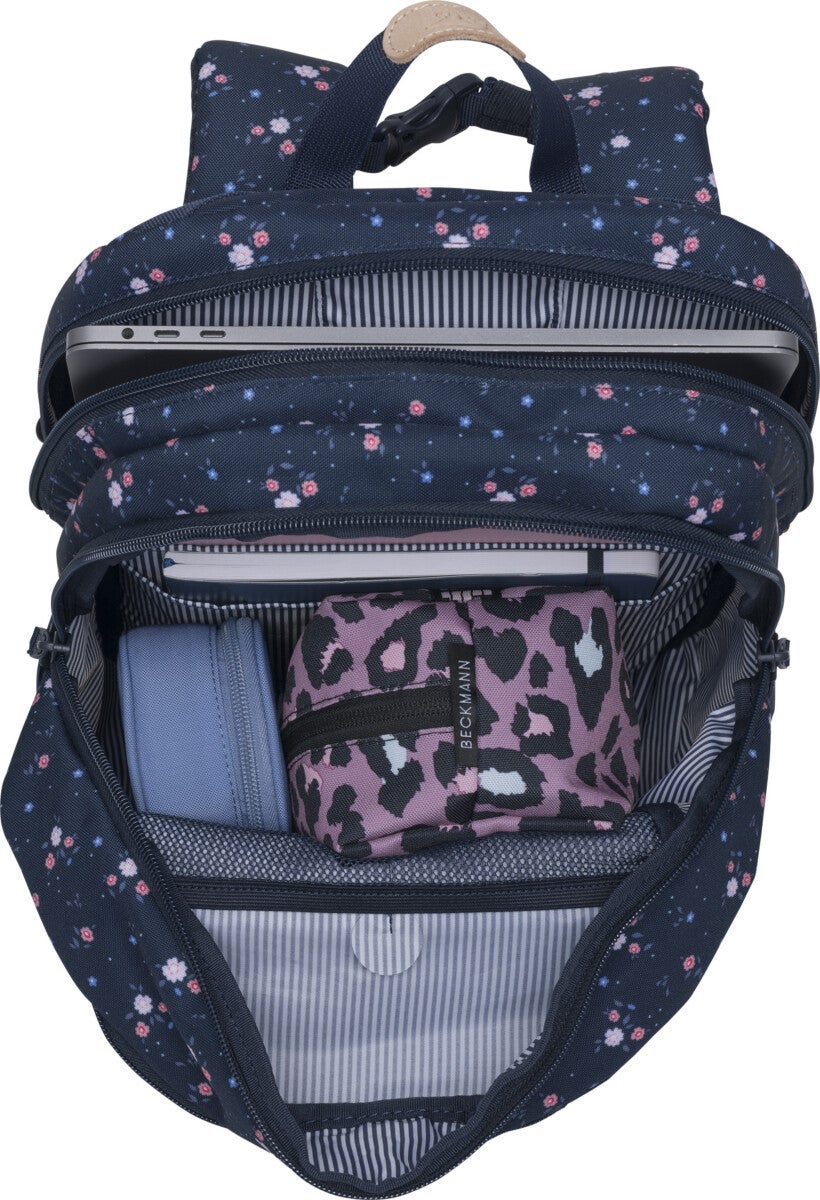 Skolesekk 2-7.kl Floral Urban midi 26L Beckmann