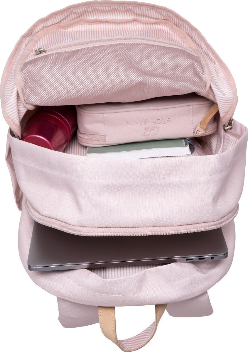 Skolesekk City Soft Pink 30L Beckmann