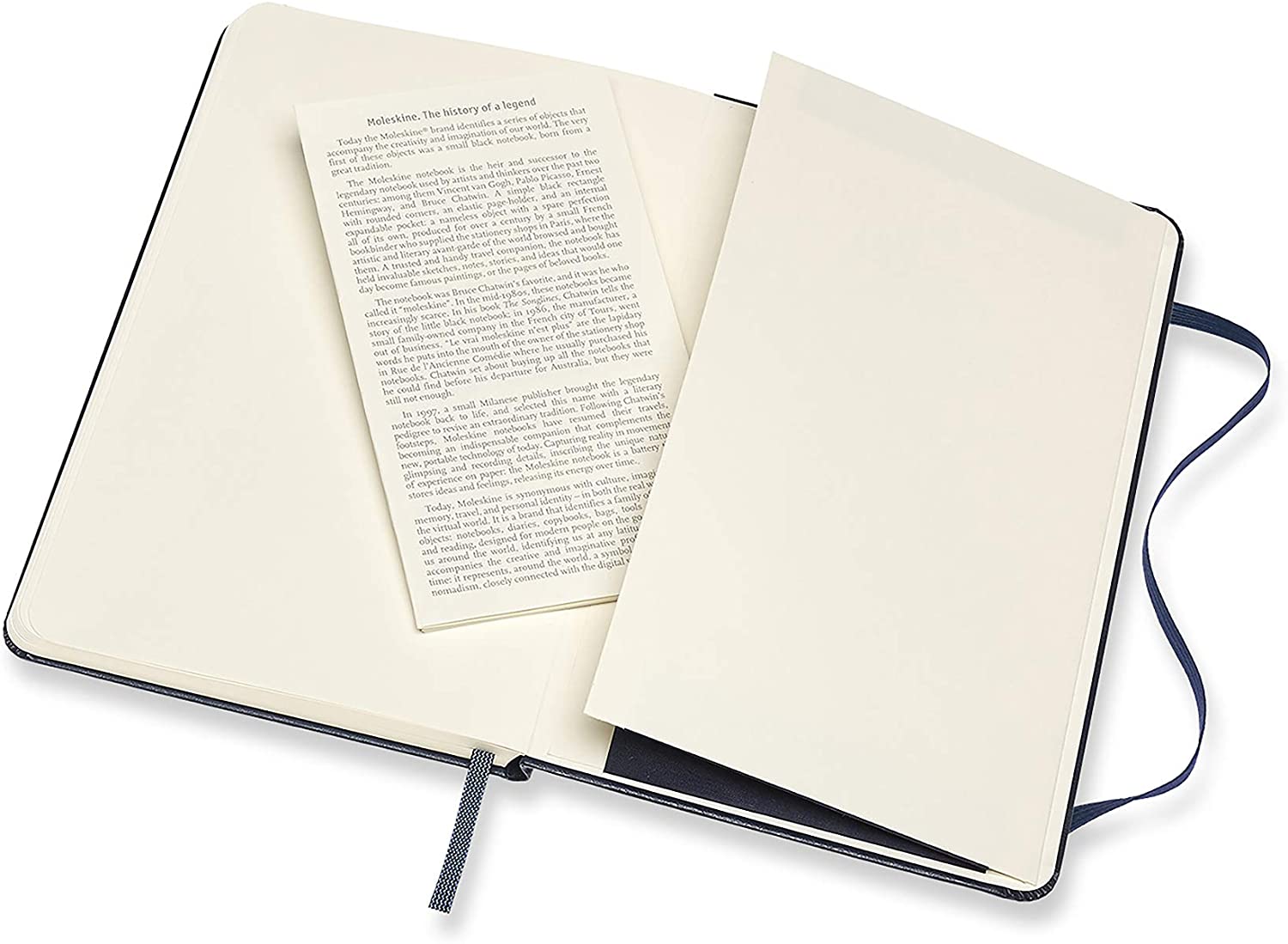 Moleskine Notatbok Hard M Blank Sapphire Blue