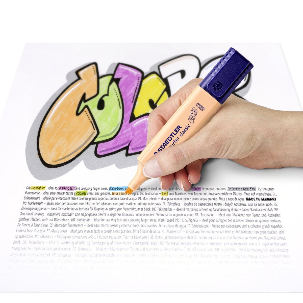 Tekstmarker Staedtler Classic fersken