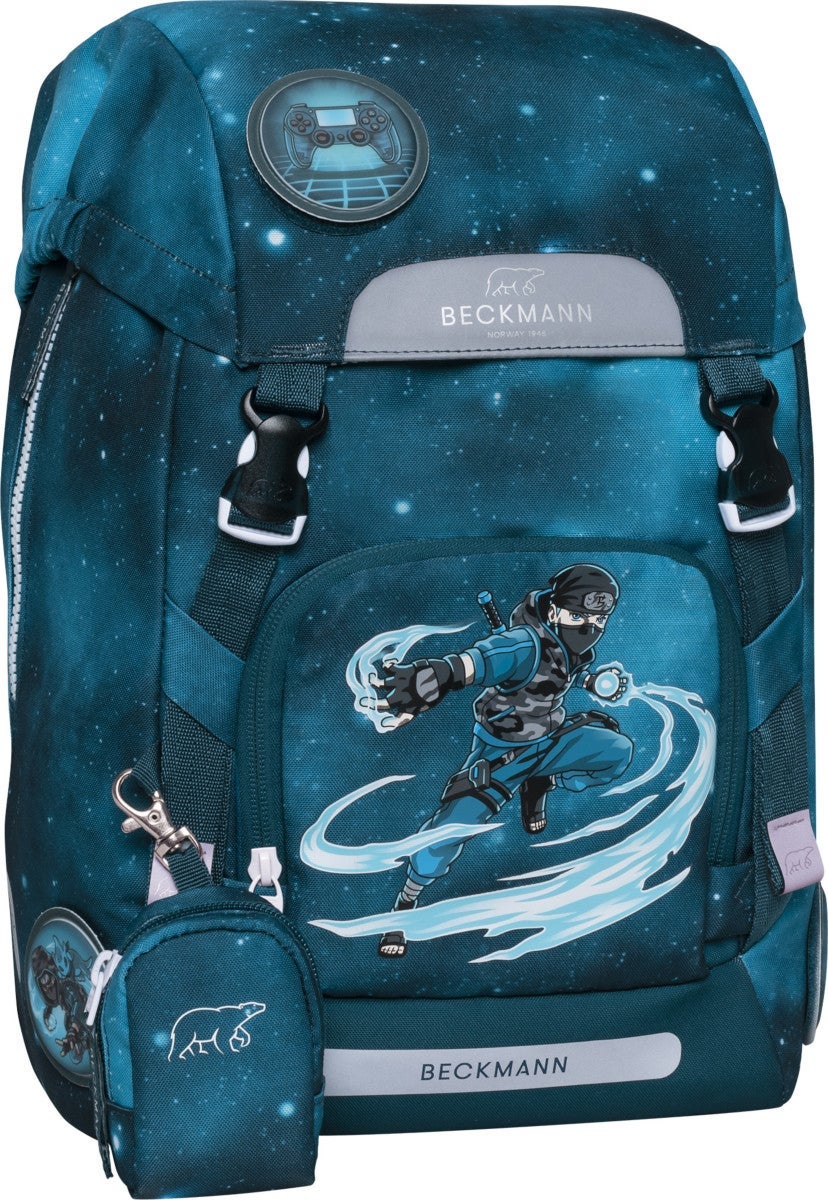 Skolesekk 1.kl Ninja Master Classic 22L