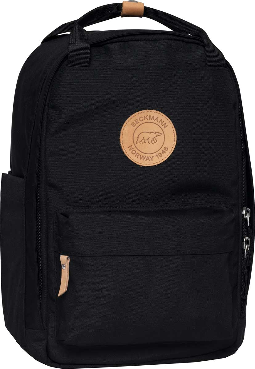 Skolesekk City Light Black 20L Beckmann