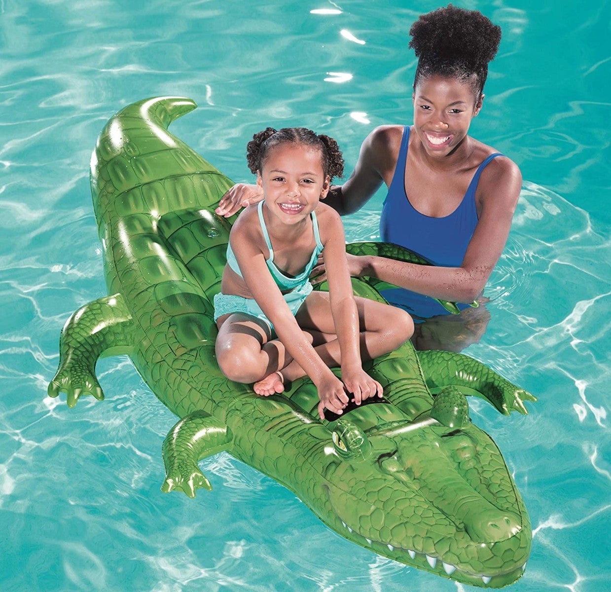 Flyteleke Bestway Krokodille Ride-on (203cmx117cm)
