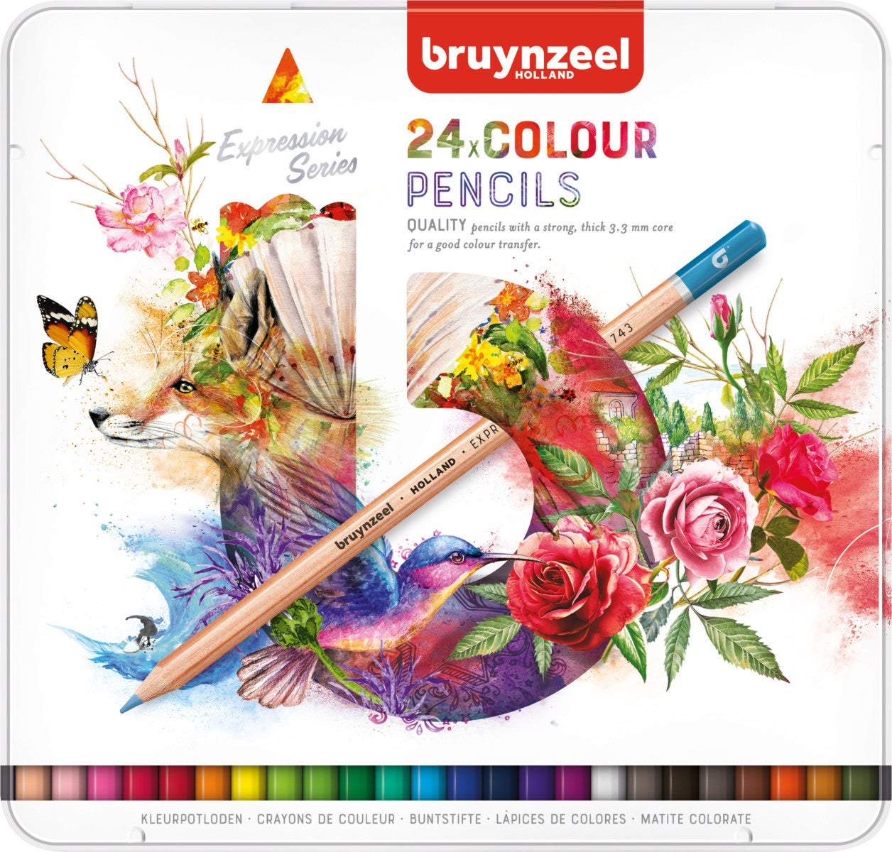 Fargeblyant Bruynzeel Sett 24Stk