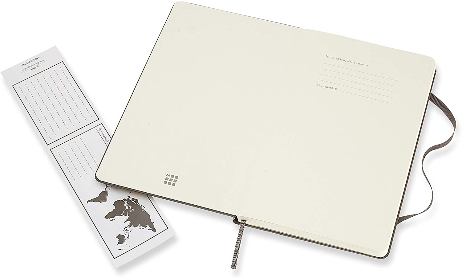 Moleskine Notatbok Hard L Linjert Earth Brown